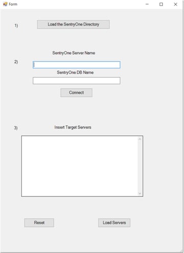 SentryOne Monitored Target Inventory